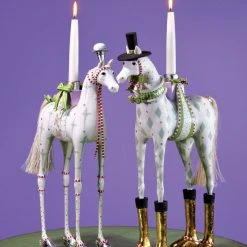 Patience Brewster Anabelle & Arthur Horse Candelabra