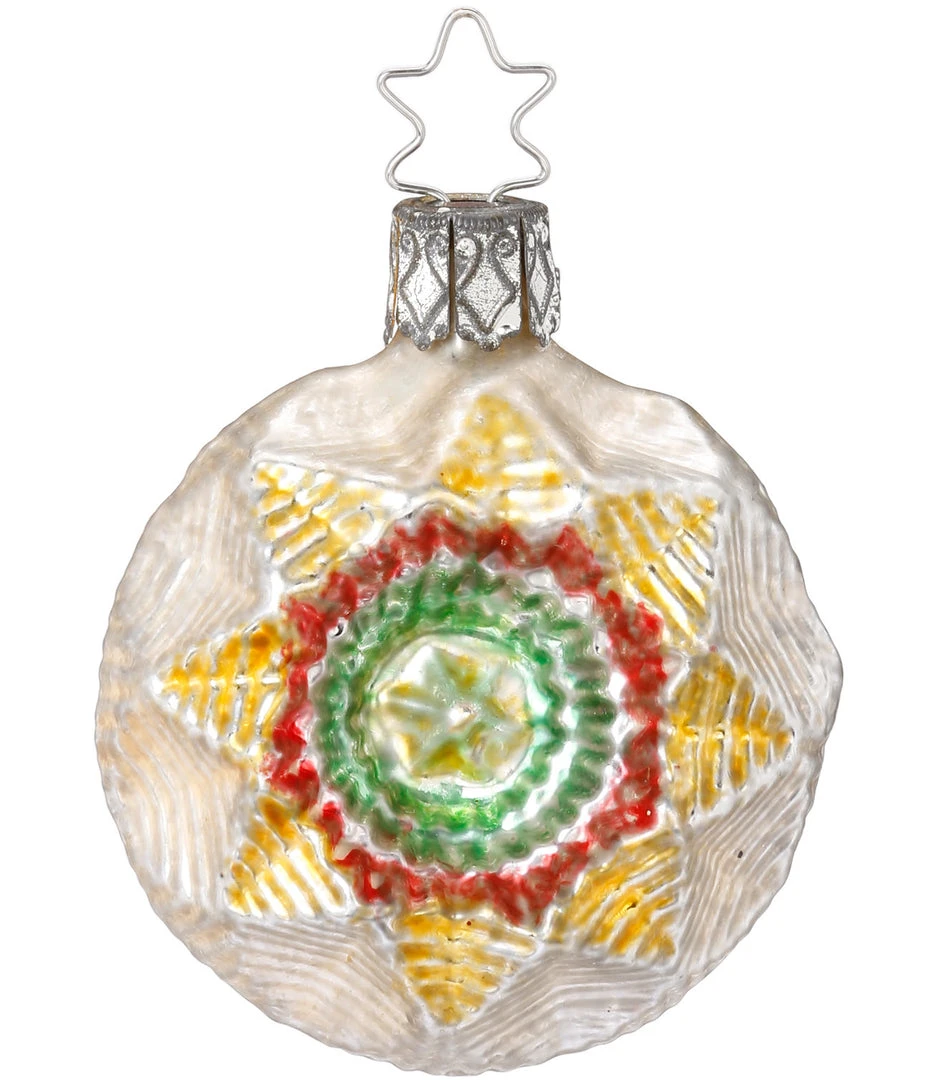 Inge Glass Vintage Star Reflection Ornament Christmas