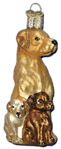 Old World Christmas Mama And Pups Ornament