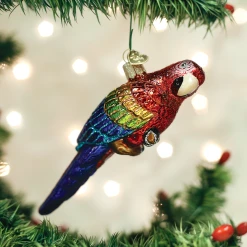 TheHolidayBarn.com Christmas Tropical Parrot Ornament