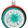 Inge Glass Orange Retro Reflection Ornament Christmas