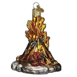 Old World Christmas Campfire Ornament