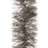 ShiShi Christmas Antiqued Silver Tinsel Garland