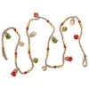 Raz New! Glass Bell & Tinsel Garland