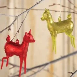 Bethany Lowe Retro Mercury Deer Ornament