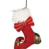 TheHolidayBarn.com Christmas Adelaide Stocking Accent Pillow