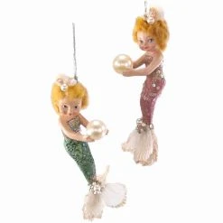 Katherine's Collection Baby Mermaid With Pearl