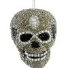 Katherine's Collection Beaded Skull Ornament New!