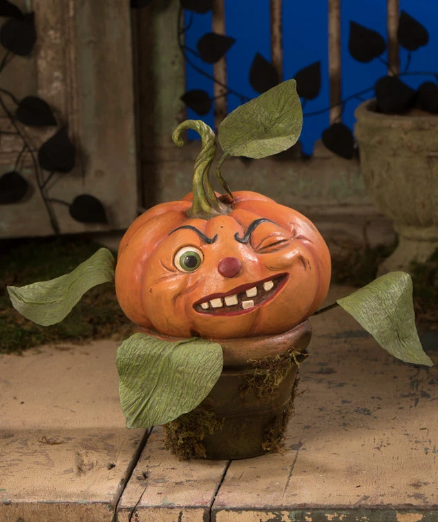 Bethany Lowe Cheeky Pumpkin Perrenial Prop