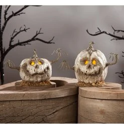 Bethany Lowe White Into The Woods Pumpkins