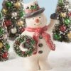 Bethany Lowe New! Jolly Greeting Snowman