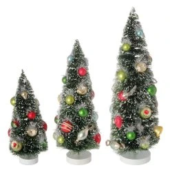 Raz Decorated Bottle Brush Trees New!