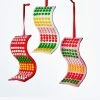 Kurt Adler Candy Button Strips Ornaments Christmas