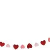 TheHolidayBarn.com Capiz Heart Garland New!