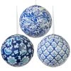 Raz Chinoiserie Ball Ornaments New!