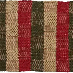 Park Designs Country Christmas Cotton Rag Rug New!
