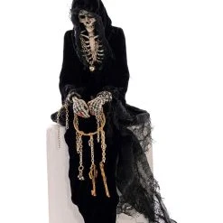Katherine's Collection Dungeon Skeleton Ledge Sitter New!