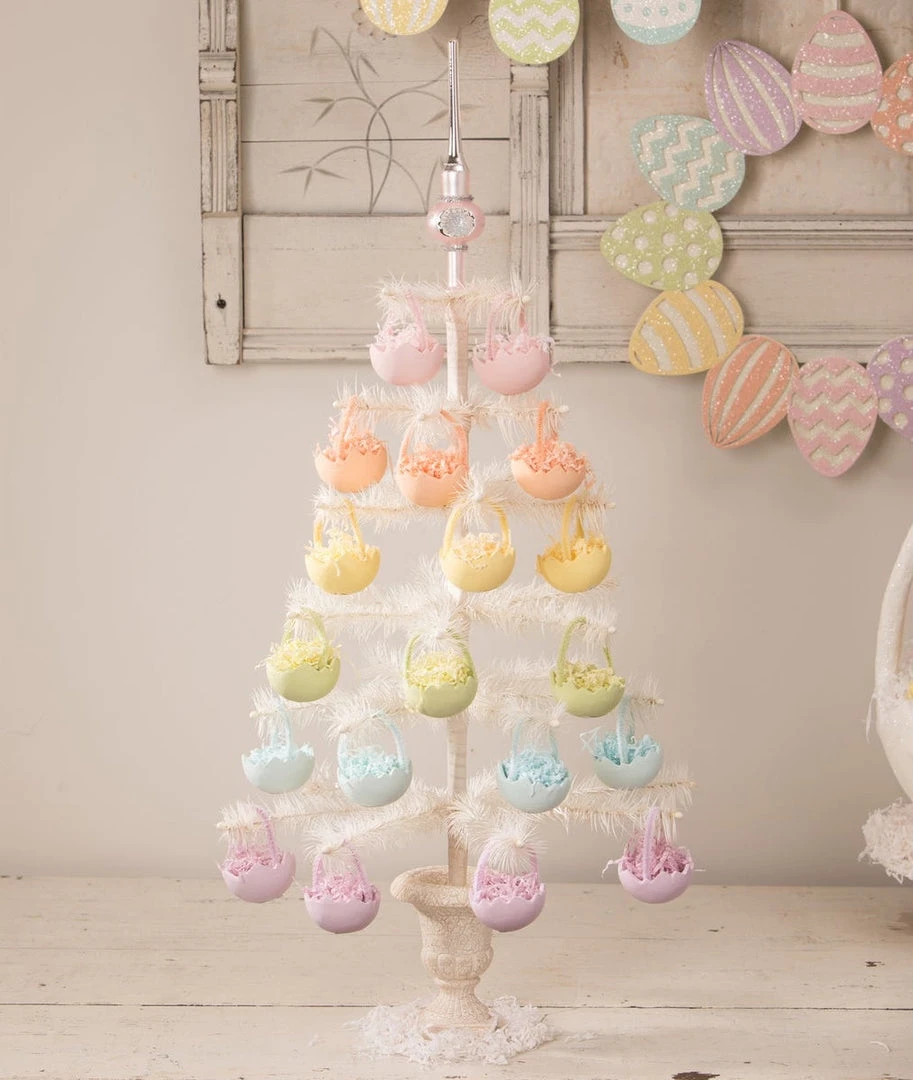 Bethany Lowe New! Yellow Cracked Egg Ornament