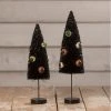 Bethany Lowe Eerie Eyeball Bottle Brush Trees New!