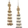 Katherine's Collection Faceted Bead Tassel Ornaments