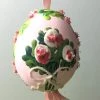 TheHolidayBarn.com New! Pink Flower Bouquet Egg Ornament
