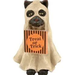 Bethany Lowe Ghost Cat Figurine