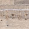 Ragon House Glittered Snowflake & Jingle Bell Garland