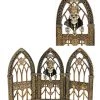 Katherine's Collection New! Gothic Skeleton Tabletop Triptych