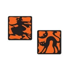 Beistle Beistle Vintage Halloween Halloween Silhoutte Coasters