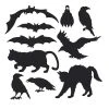 Beistle Halloween Silhouette Cutouts Beistle Vintage Halloween