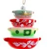 Cody Foster Holiday Mixing Bowl Stack Ornament