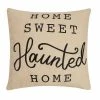 TheHolidayBarn.com Home Sweet Haunted Home Embroidered Pillow