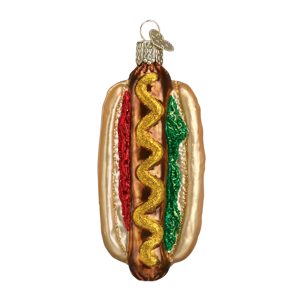 Old World Christmas Hot Dog Ornament