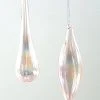 Katherine's Collection Iridescent Glass Drop & Finial Ornaments New!