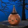 Bethany Lowe Jackie Orange-O-Ween Pumpkin Jar