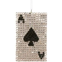 Cody Foster Jeweled Ace Of Spades Ornament