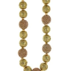 Cody Foster Jeweled Gold Ball Garland