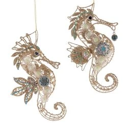 Katherine's Collection Jeweled Seahorse Ornaments