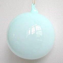 TheHolidayBarn.com Jim Marvin Baby Blue Bubblegum Glass Ornaments Jim Marvin Ornaments