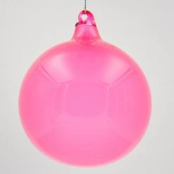 Winward New! Jim Marvin Cherry Pink Bubblegum Glass Ornaments