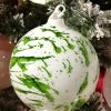 Winward Jim Marvin Green Mint Carly Glass Ball Ornaments New!