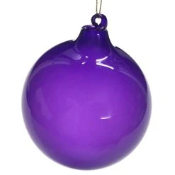 Winward Jim Marvin Ornaments Jim Marvin Lavender Bubblegum Glass Ornaments