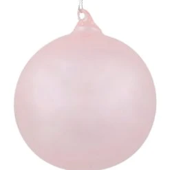 Winward Jim Marvin Light Pink Pearl Glass Ball Ornaments New!
