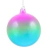 Winward New! Jim Marvin Green, Blue, Fuchsia Glass Ball Ornaments