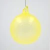 Winward Jim Marvin Pale Yellow Bubblegum Glass Ornaments New!