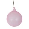 TheHolidayBarn.com Jim Marvin Pink Marble Ice Glass Ball Ornaments New!