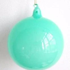 Jim Marvin Ornaments Jim Marvin Turquoise Bubblegum Glass Ornaments