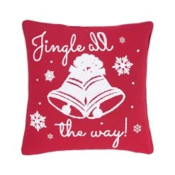 TheHolidayBarn.com Jingle All The Way Pillow New!