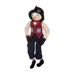 Joe Spencer Perth Snowman Doll New!