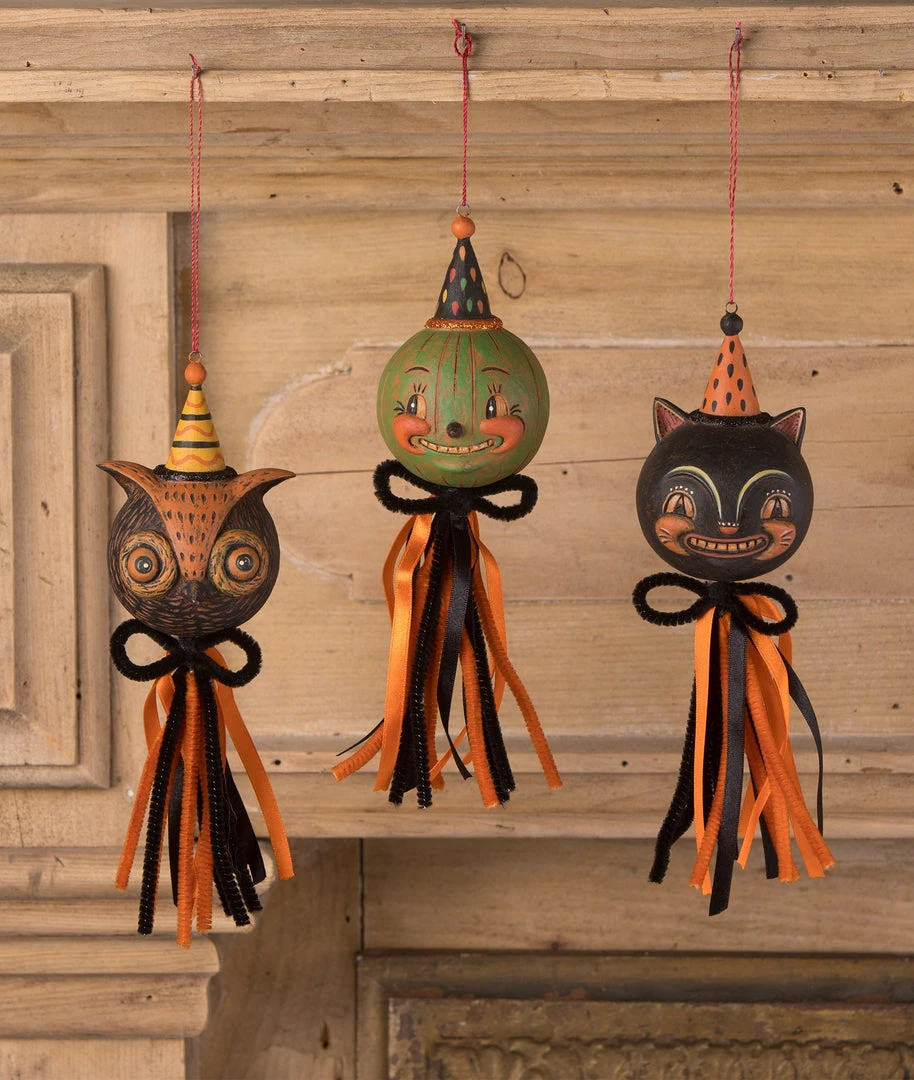 Bethany Lowe New! Eavesdrop Tassel Ornaments